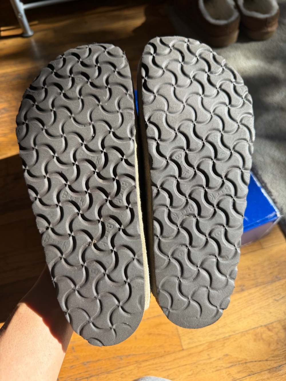 Birkenstock Taupe Boston Clogs - Picture 4 of 7